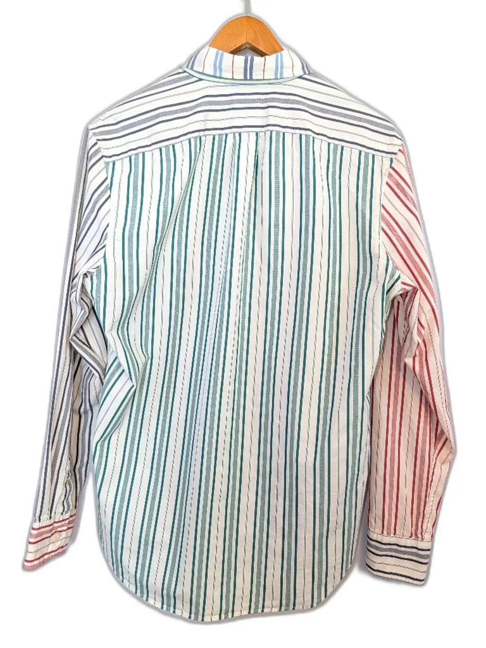 J. Crew Men's | Secret Wash Organic Cotton Multicolor Stripe Button Down Small